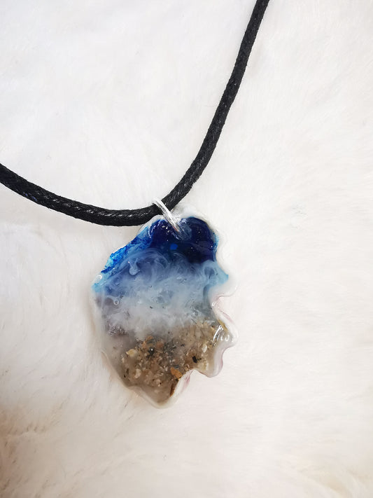 Collier huitre/mer